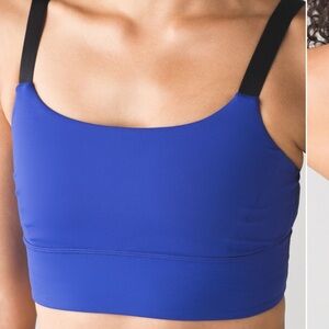 Lululemon Both Ways Bra in Sapphire Blue/Black